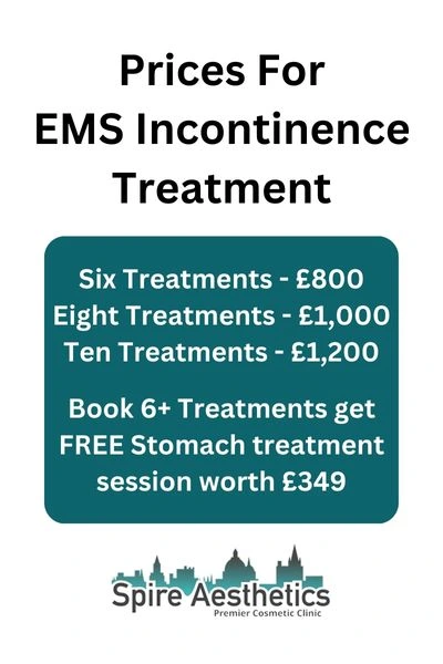 EMS Incontinence Treatment Prices Wales
