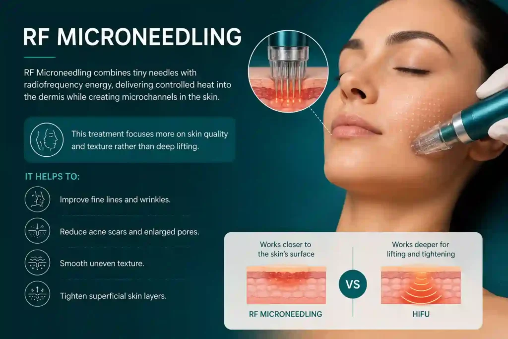 What Does RF Microneedling Do That HIFU Alone Cannot Wales